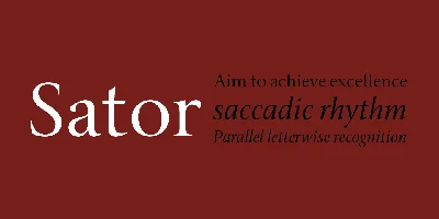 Sator Font