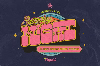Saturday Night Font Family Free Download