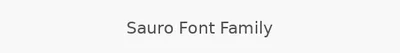 Sauro Font Family