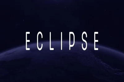 SB ECLIPSE - Unique Display / Logo Typeface
