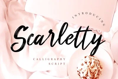 Scarletty Calligraphy Business Font