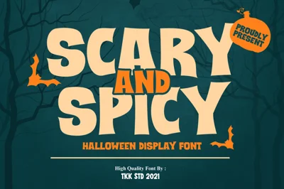 Scary and Spicy - Horror Font