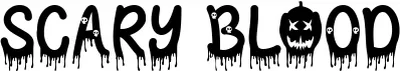Scary Blood Font