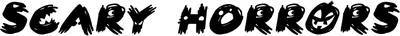 Scary Horrors Font