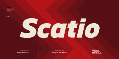 Scatio Font