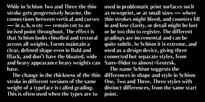 Schism One Font