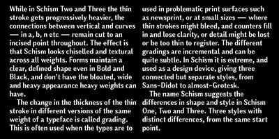 Schism Two Font