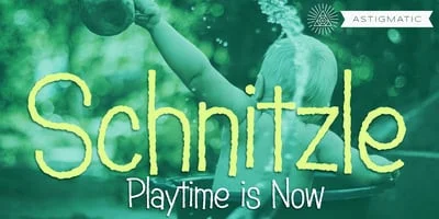 Schnitzle AOE Font