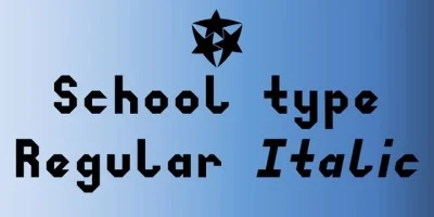 SchoolType Font