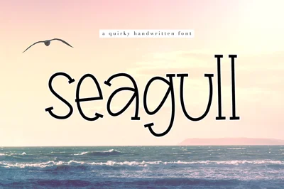 Seagull - A Handwritten Font
