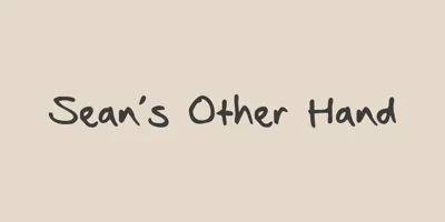 Sean's Other Hand Font