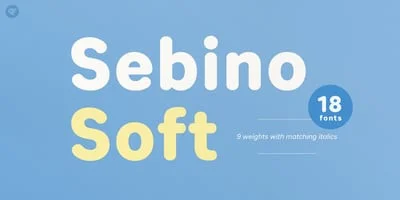 Sebino Soft Font