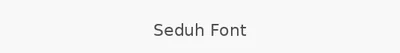 Seduh Font