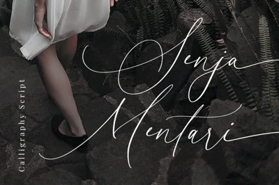 Senja Mentari - Modern Script