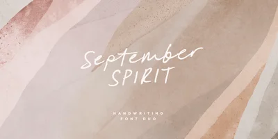 September Spirit Font