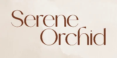 Serene Orchid Font
