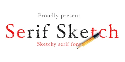 Serif Sketch Font Free Download