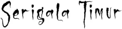 Serigala Timur Font