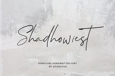 Shadhowiest Handwritten Font