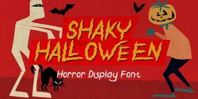 Shaky Halloween Font