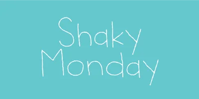 Shaky Monday Font