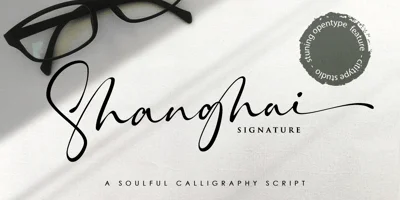 Shanghai Signature Font