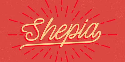 Shepia Script