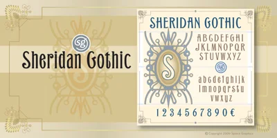 Sheridan Gothic SG Font