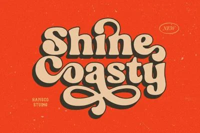 Shine Coasty - Retro Serif Font!