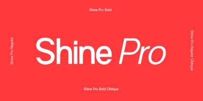 Shine Pro Font