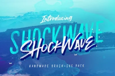Shockwave SVG Collection Font
