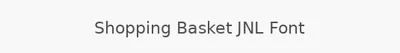 Shopping Basket JNL Font