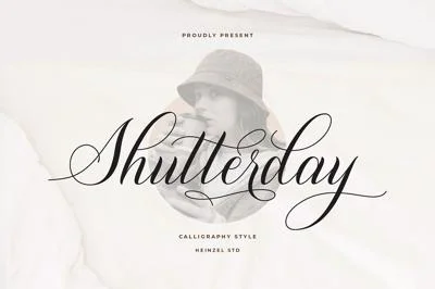 Shutterday - Calligraphy Script