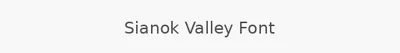 Sianok Valley Font