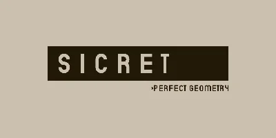 Sicret Font