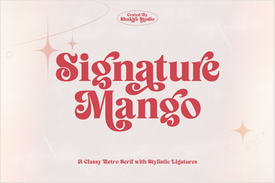 Signature Mango - Modern Retro Font Free Download