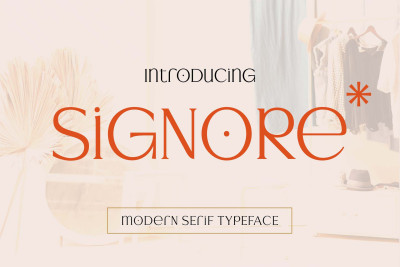 Signore Serif Typeface Signore Serif Typeface