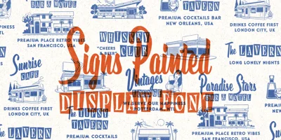 Signs Painted Font