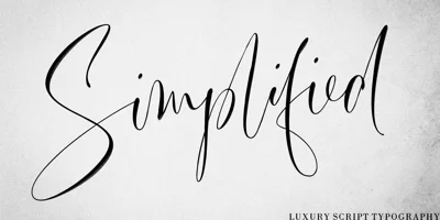 Simplified Font