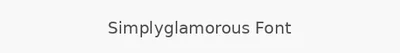 Simplyglamorous Font