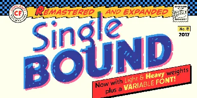Single Bound Font