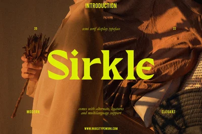 Sirkle - Semi Serif Display Font