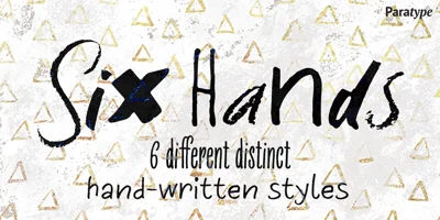 Six Hands Font