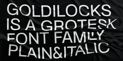 SK Goldilocks Font