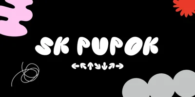 SK Pupok Font