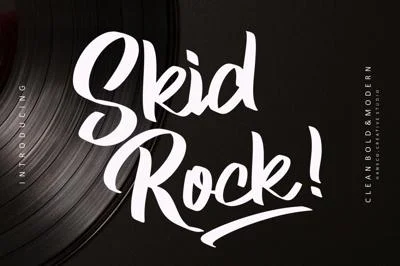 Skid Rock - Handwritten Font