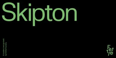 Skipton Font