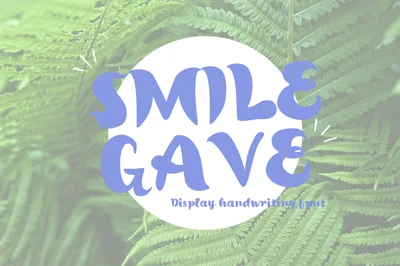 Smile Gave font