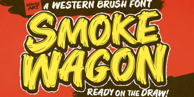Smoke Wagon Font