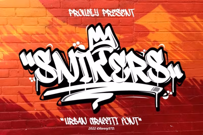 Snikers Urban Graffiti Font Free Download